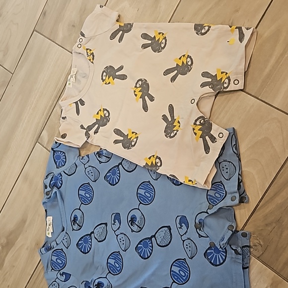 Bonnie Mob Blue summer Onesie Aloha Sunglasses organic cotton - Picture 8 of 8